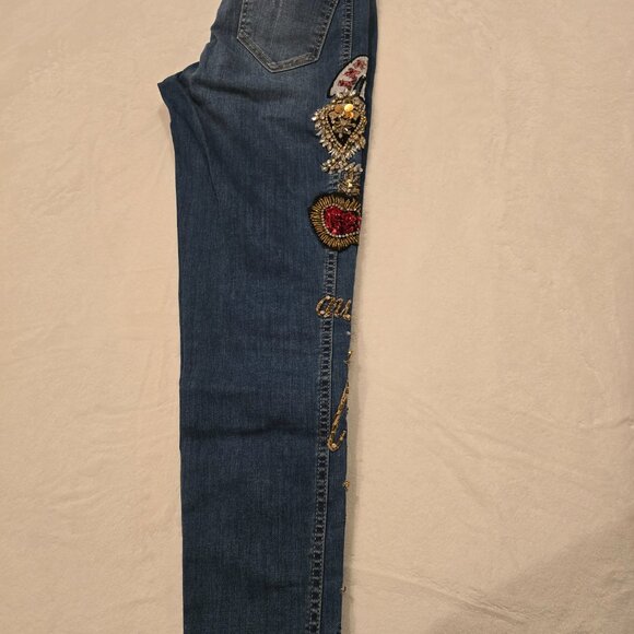 NICE ISTANBUL NWOT Denim Jeans - Size L (runs small) - Picture 3 of 6